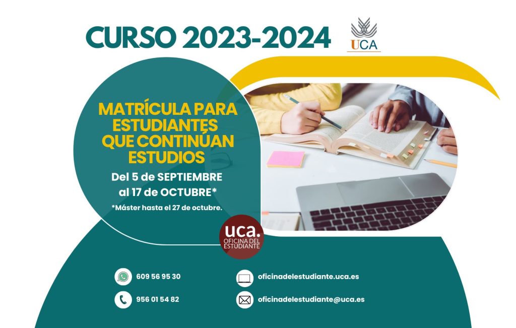 IMG Plazo de matriculación para el alumnado que continúa estudios 2023-24